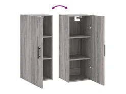 Armario de pared gris Sonoma 34,5x34x90 cm