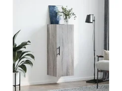 Armario de pared gris Sonoma 34,5x34x90 cm