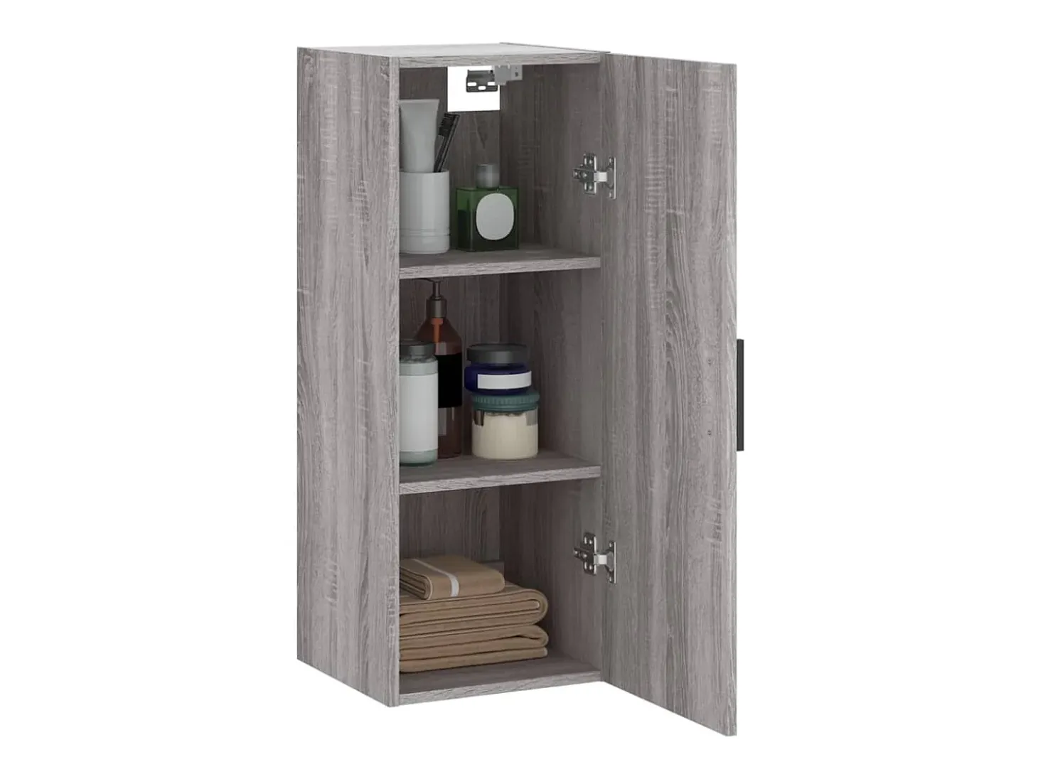 Armario de pared gris Sonoma 34,5x34x90 cm