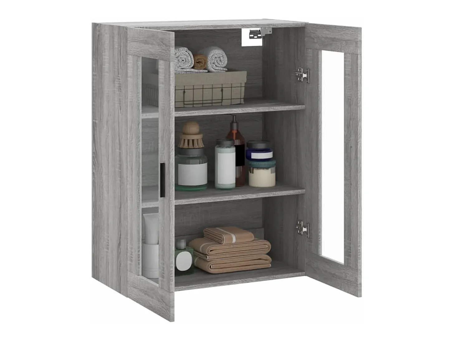 Armario de pared gris Sonoma 69,5x34x90 cm