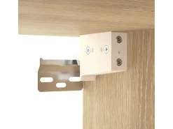 Armario de pared madera contrachapada roble sonoma 80x33x80 cm