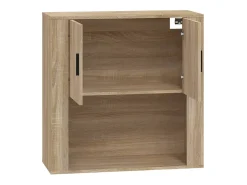 Armario de pared madera contrachapada roble sonoma 80x33x80 cm