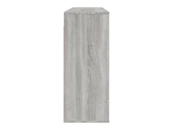 Armario de pared madera contrachapada gris Sonoma 80x33x80 cm