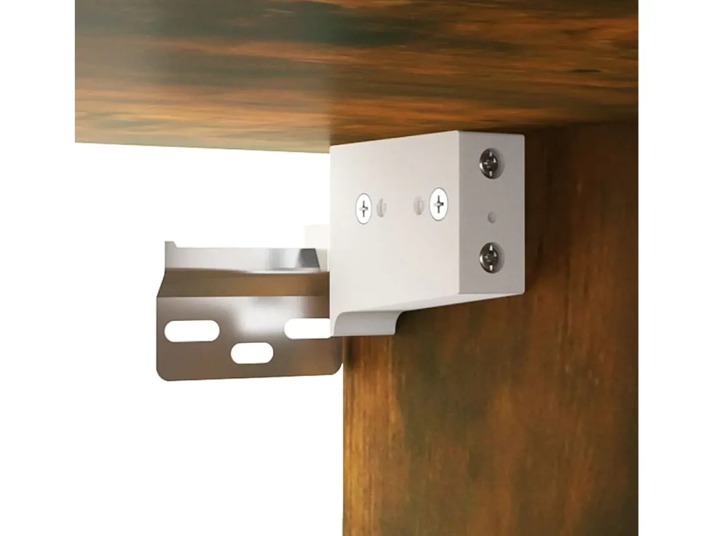 Armario de pared madera contrachapada roble ahumado 80x33x80 cm