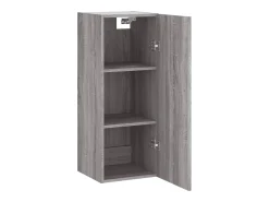 Armario de pared madera de ingeniería gris Sonoma 34,5x34x90 cm