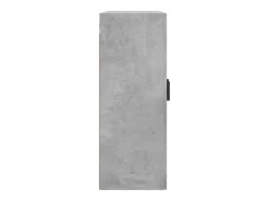 Armario de pared madera ingeniería gris hormigón 69,5x34x90 cm
