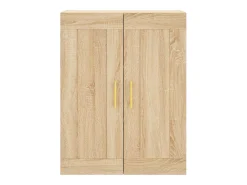 Armario de pared madera ingeniería roble Sonoma 69,5x34x90 cm