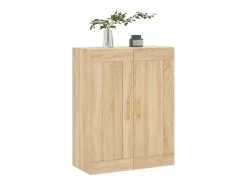 Armario de pared madera ingeniería roble Sonoma 69,5x34x90 cm