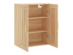 Armario de pared madera ingeniería roble Sonoma 69,5x34x90 cm
