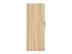 Armario de pared madera ingeniería roble Sonoma 69,5x34x90 cm