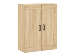 Armario de pared madera ingeniería roble Sonoma 69,5x34x90 cm