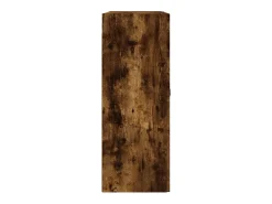 Armario de pared madera ingeniería roble ahumado 69,5x34x90 cm