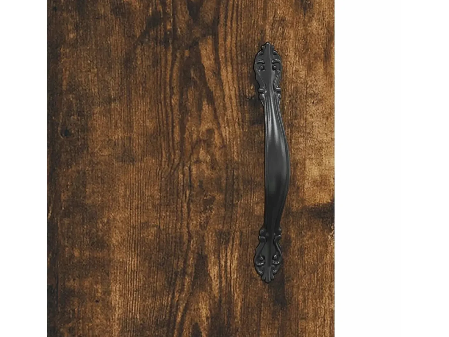 Armario de pared madera ingeniería roble ahumado 69,5x34x90 cm