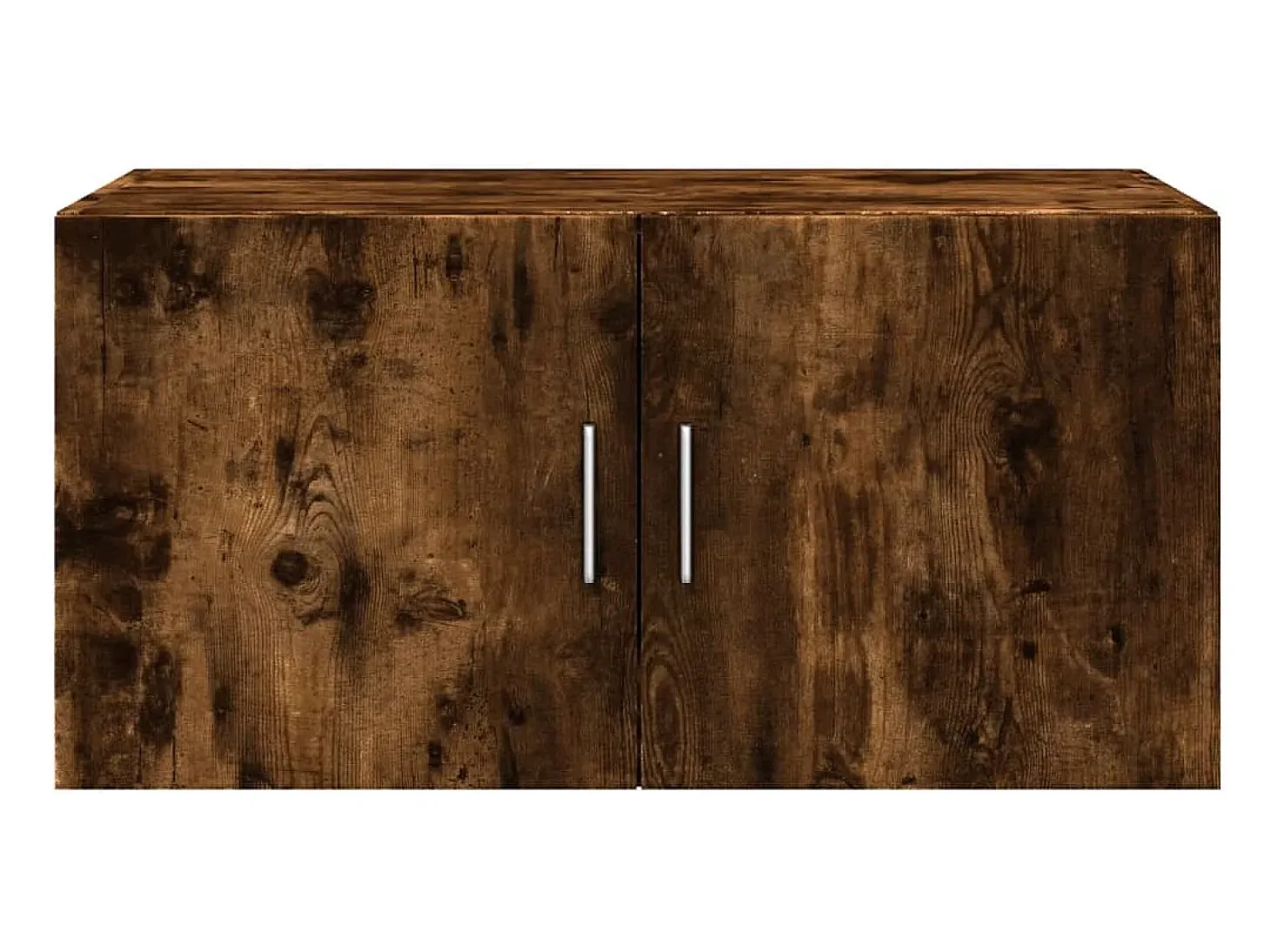 Armario de pared madera ingeniería roble ahumado 80x42,5x40 cm
