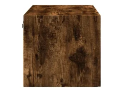 Armario de pared madera ingeniería roble ahumado 80x42,5x40 cm
