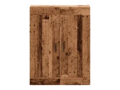 Armario de pared madera vieja 69,5x34x90 cm madera contrachapada