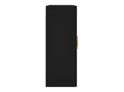 Armario de pared negro 69,5x34x90 cm