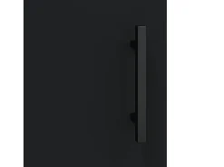 Armario de pared negro 69,5x34x90 cm