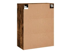 Armario de pared roble ahumado 69,5x34x90 cm