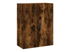 Armario de pared roble ahumado 69,5x34x90 cm