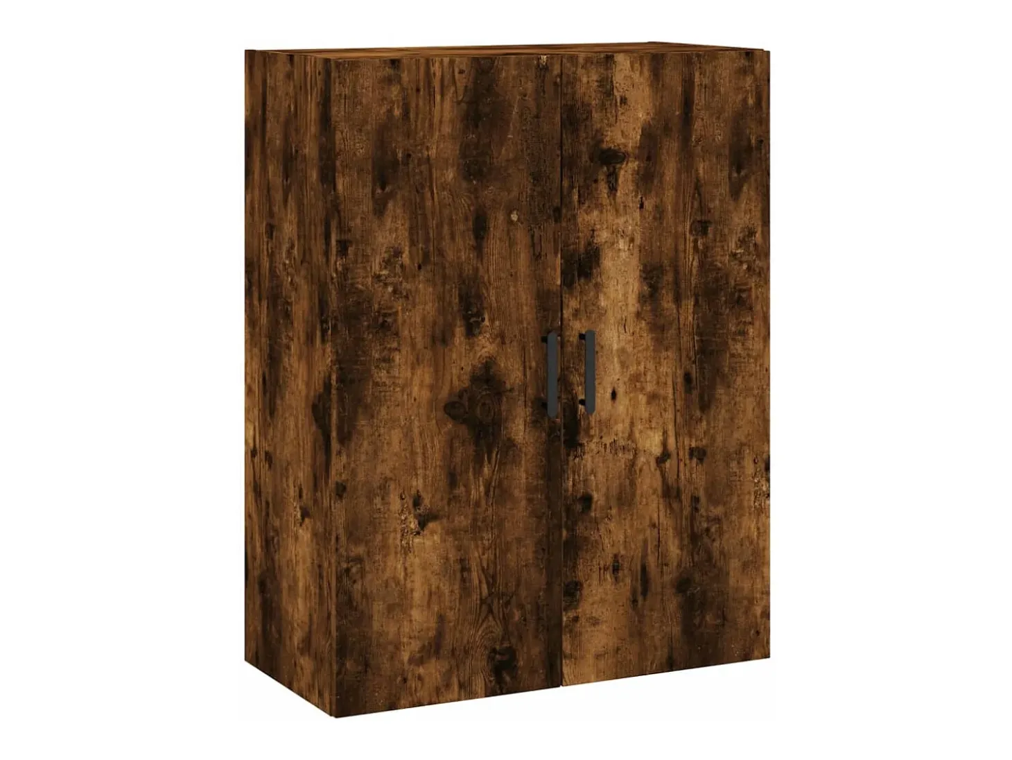 Armario de pared roble ahumado 69,5x34x90 cm