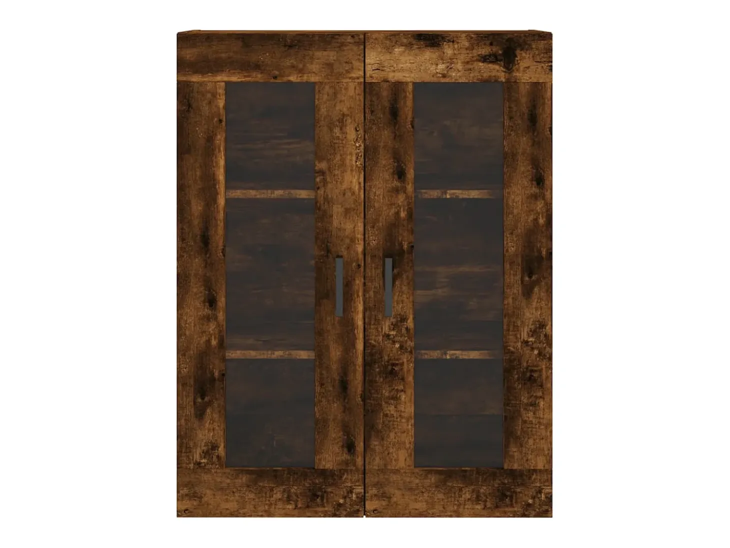 Armario de pared roble ahumado 69,5x34x90 cm