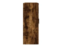 Armario de pared roble ahumado 69,5x34x90 cm madera de ingeniería