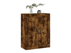 Armario de pared roble ahumado 69,5x34x90 cm madera de ingeniería