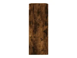 Armario de pared roble ahumado 69,5x34x90 cm madera de ingeniería