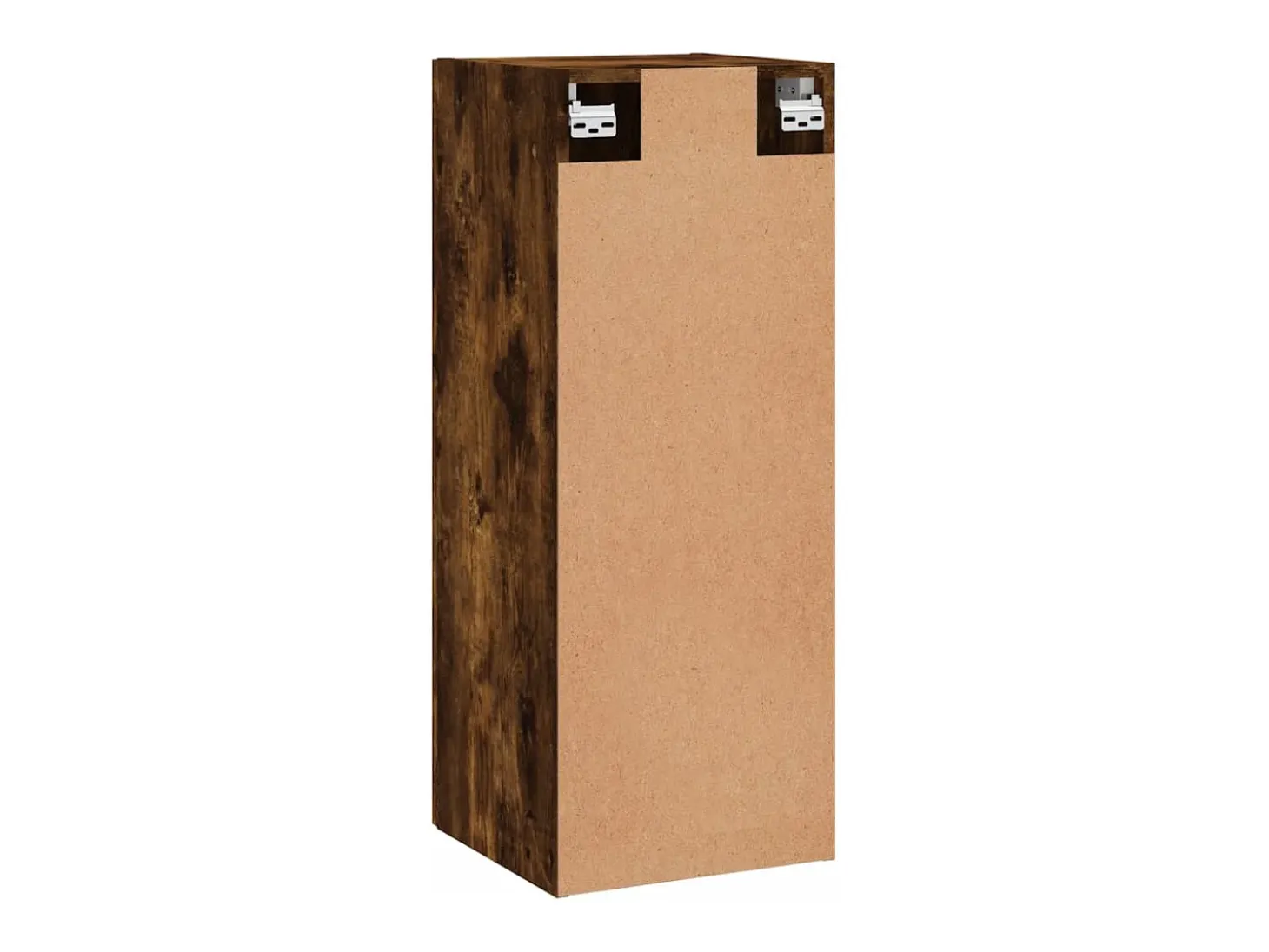 Armario de pared roble ahumado 34,5x34x90 cm