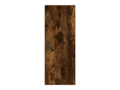 Armario de pared roble ahumado 34,5x34x90 cm