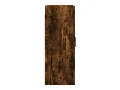 Armario de pared roble ahumado 69,5x34x90 cm