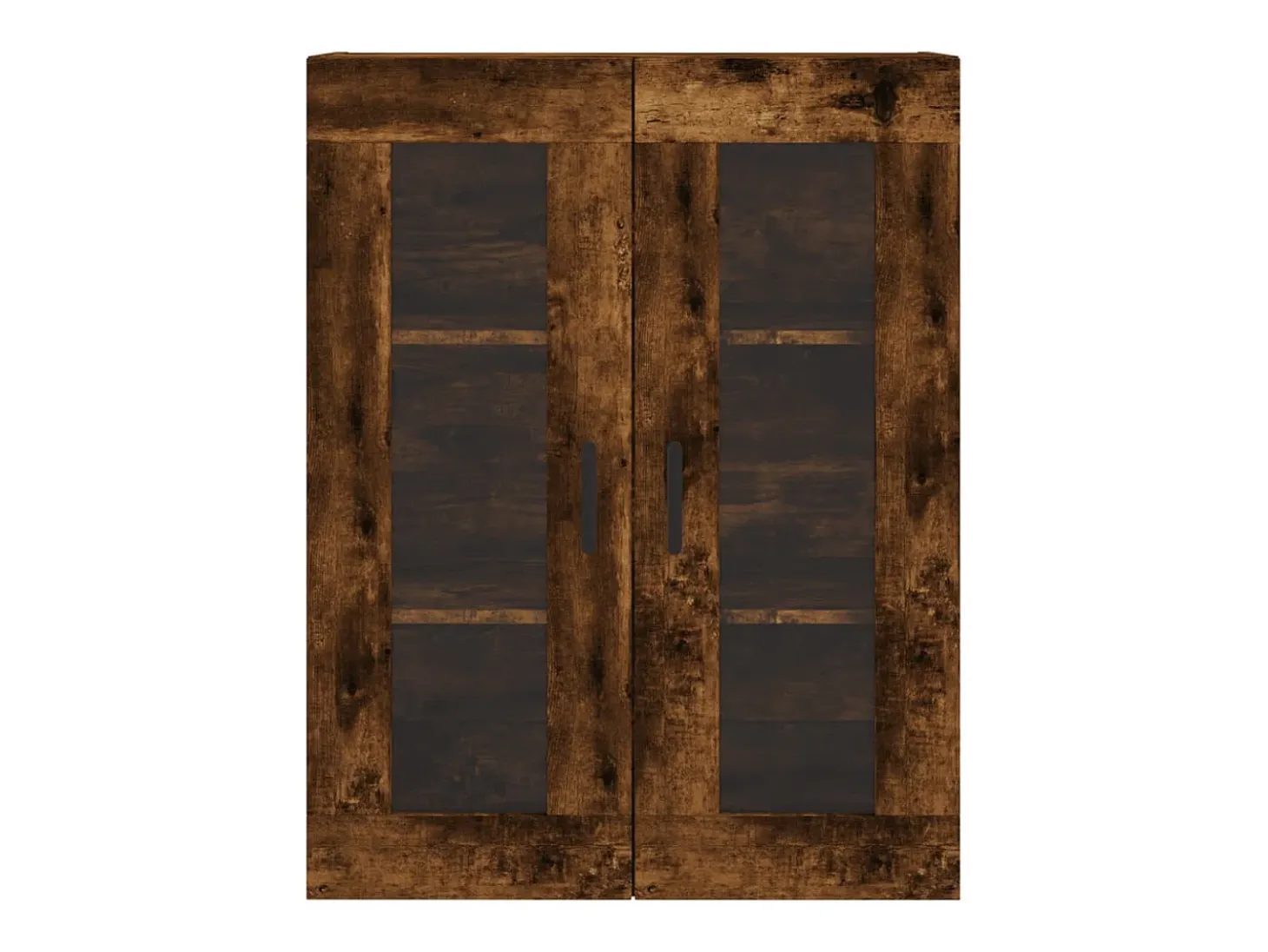 Armario de pared roble ahumado 69,5x34x90 cm