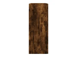 Armario de pared roble ahumado 69,5x34x90 cm