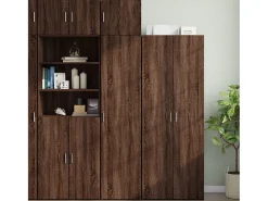 Armario de pared roble marrón 45x42,5x40 cm madera de ingeniería