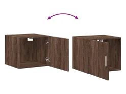 Armario de pared roble marrón 45x42,5x40 cm madera de ingeniería