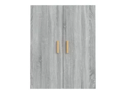 Armario de pared Sonoma gris 69,5x34x90 cm
