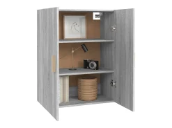 Armario de pared Sonoma gris 69,5x34x90 cm