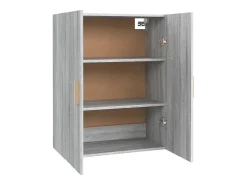 Armario de pared Sonoma gris 69,5x34x90 cm