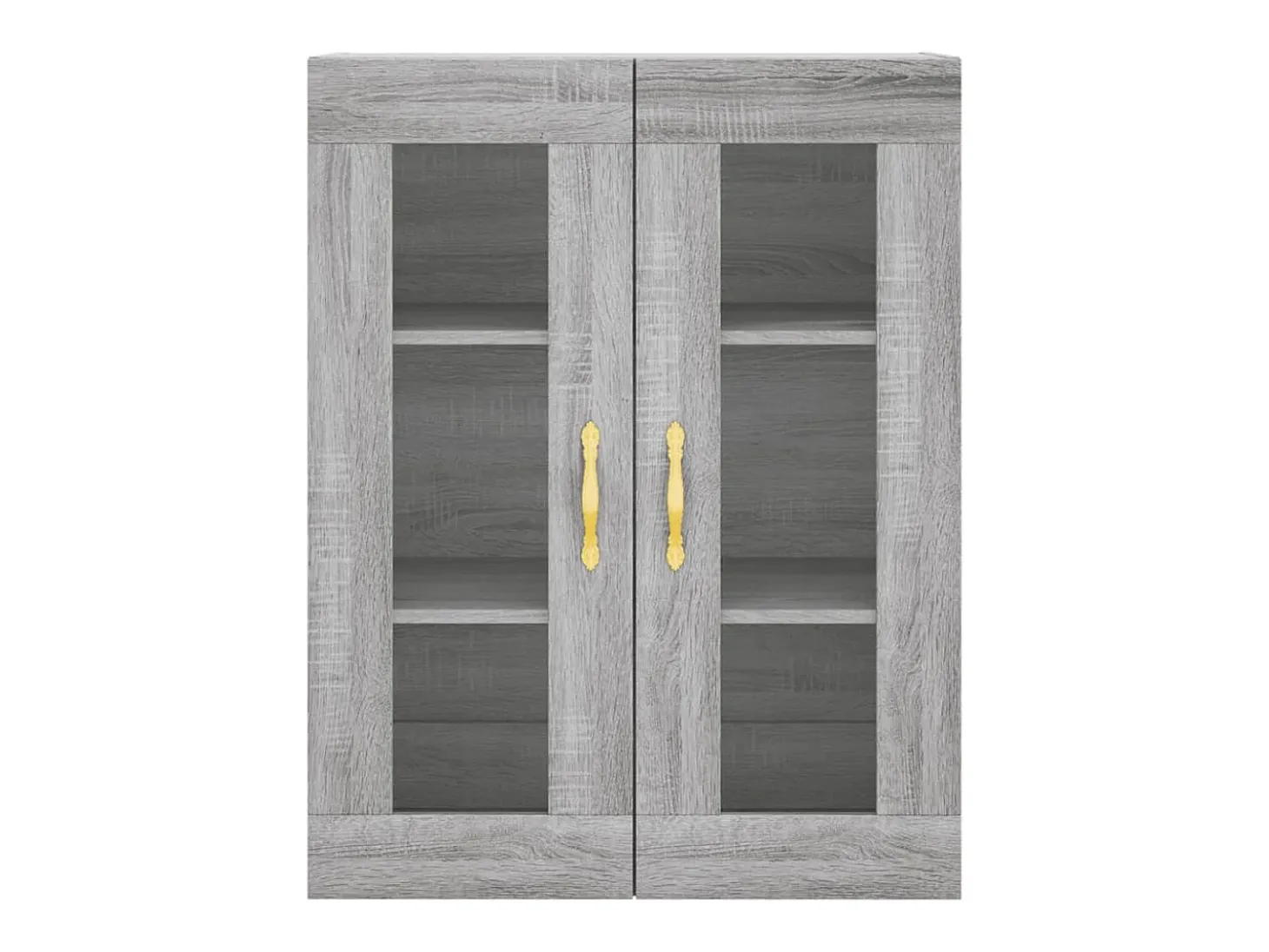 Armario de pared Sonoma gris 69,5x34x90 cm