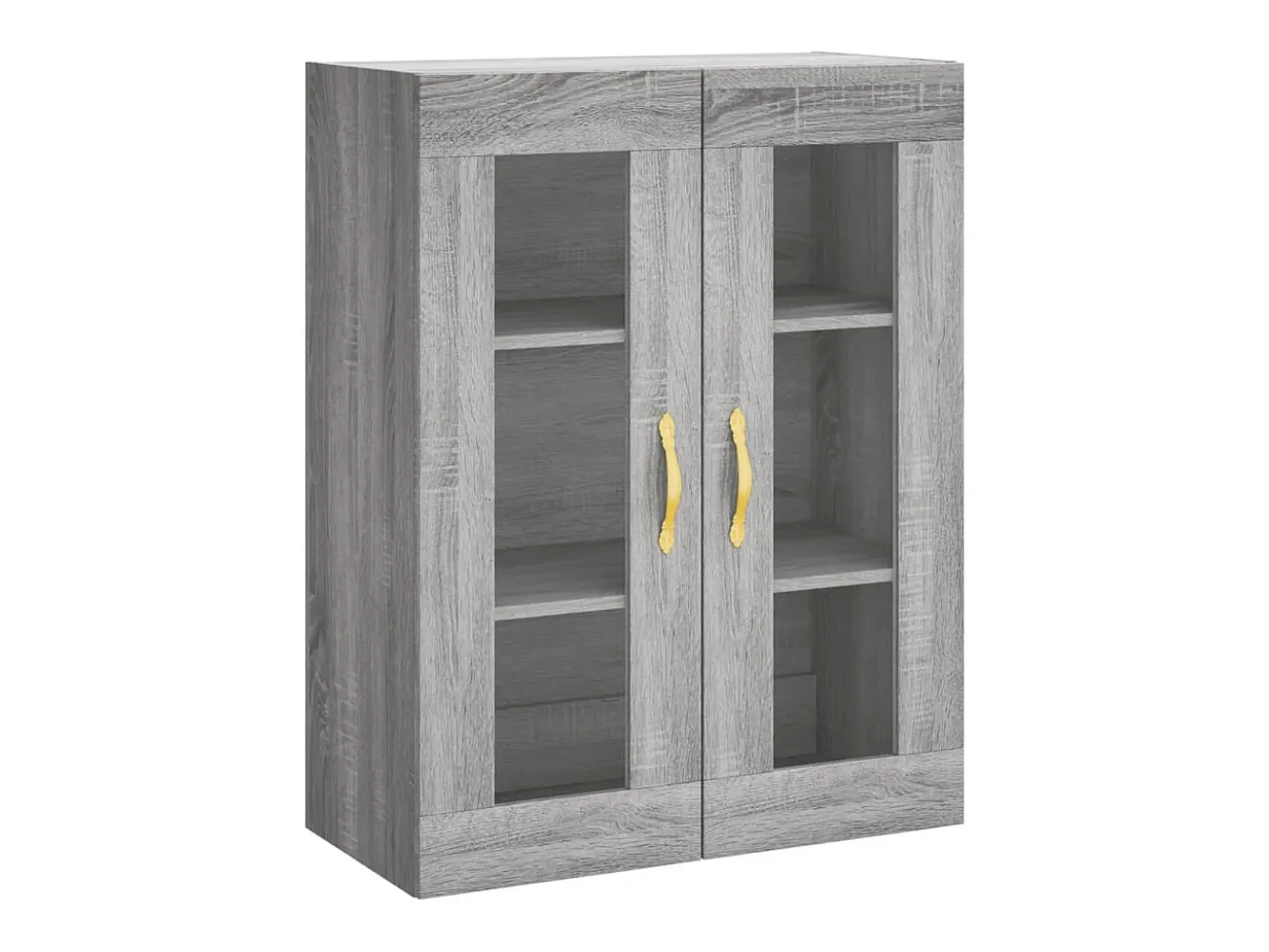 Armario de pared Sonoma gris 69,5x34x90 cm