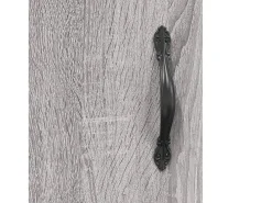 Armario de pared Sonoma gris 69,5x34x90 cm madera de ingeniería