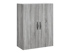 Armario de pared Sonoma gris 69,5x34x90 cm madera de ingeniería