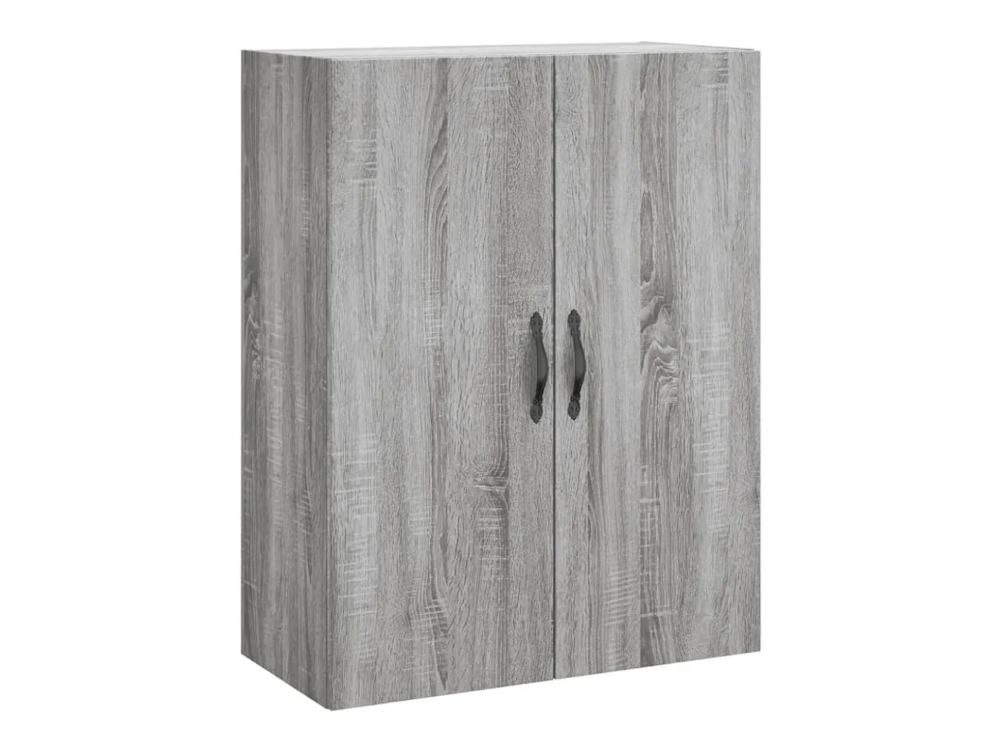 Armario de pared Sonoma gris 69,5x34x90 cm madera de ingeniería