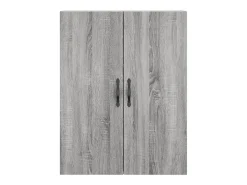Armario de pared Sonoma gris 69,5x34x90 cm madera de ingeniería