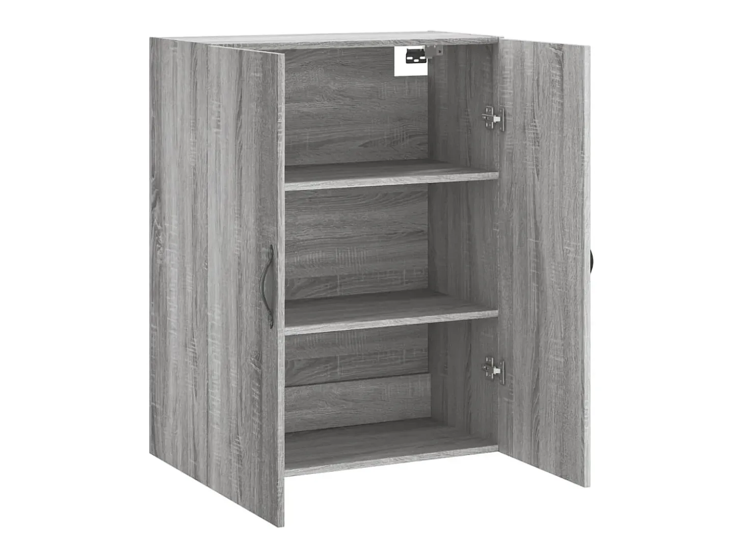 Armario de pared Sonoma gris 69,5x34x90 cm madera de ingeniería
