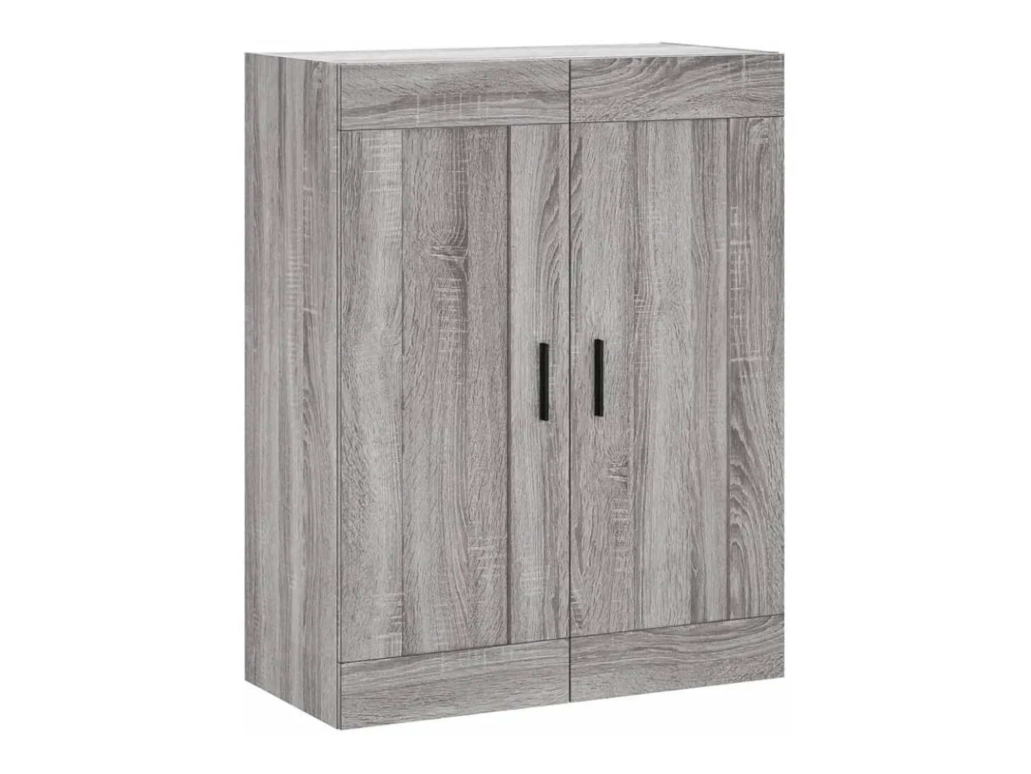 Armario de pared Sonoma gris 69,5x34x90 cm madera de ingeniería