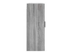 Armario de pared Sonoma gris 69,5x34x90 cm madera de ingeniería