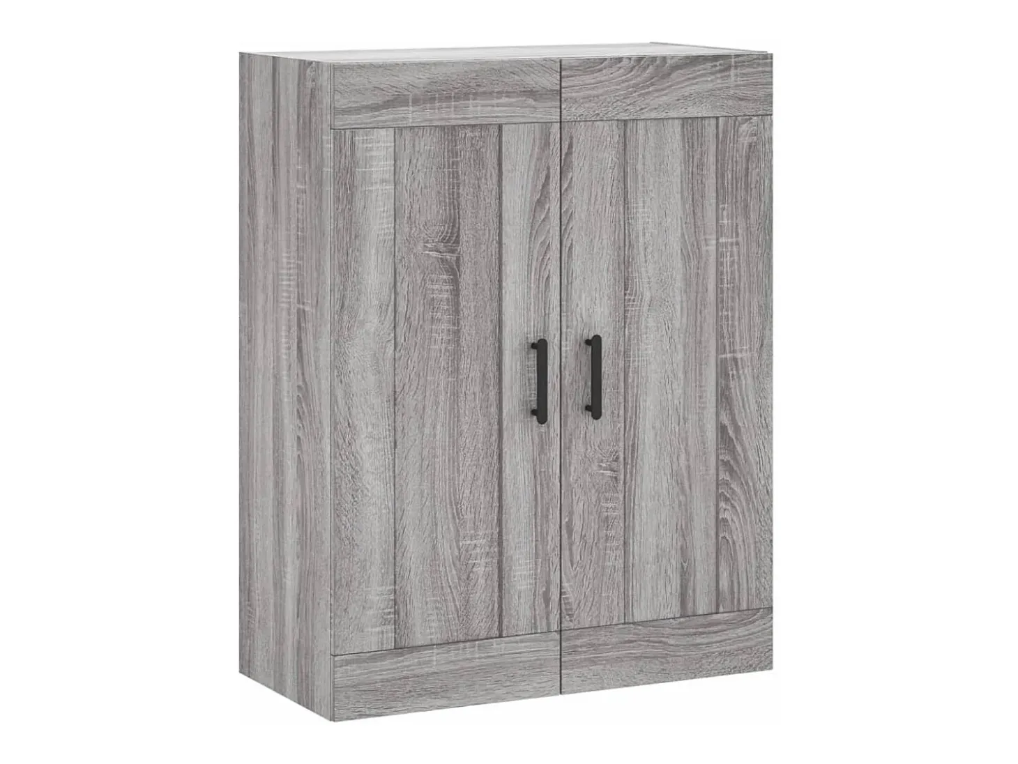 Armario de pared Sonoma gris 69,5x34x90 cm madera de ingeniería