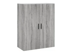 Armario de pared Sonoma gris 69,5x34x90 cm
